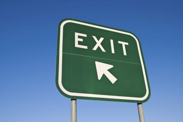 Exit sign