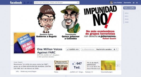 Ein aktueller Screenshot der Facebookseite der Initiative. (Screenshot: Facebook)