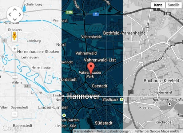 Google Map Builder Karten Designs