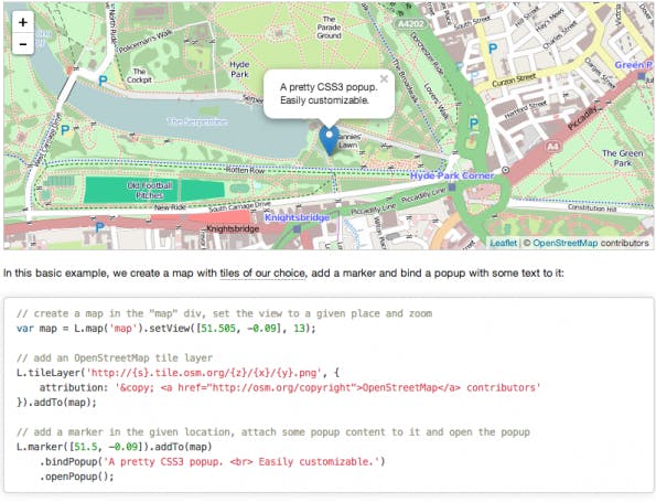 Leaflet. (Screenshot: Leaflet)