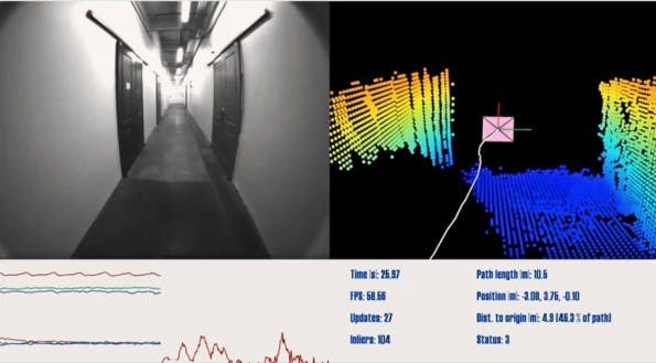 Das 3D-fähige Project-Tango-Smartphone erkennt seine Umgebung. (Screenshot: Youtube)