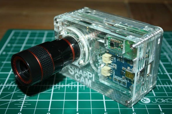 Die SnapPiCam ist nicht die erste Raspberry-Pi-Kamera, aber mit Sicherheit eine der schönsten. (Foto: SilverJimmy)