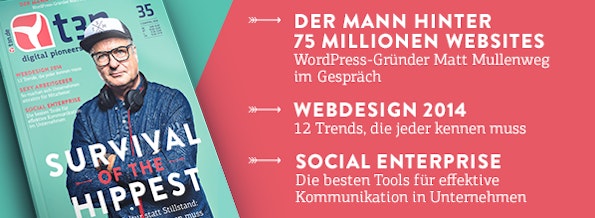 t3n 35: Der Schwerpunkt des Magazins beleuchtet die innovative Arbeitskultur von Startups und Gründer-Teams.