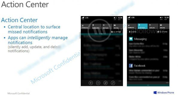 Windows Phone 8.1 erhält mit Action Center ein lange von Anwendern gefordertes Feature. (Bild: Winphollowers)