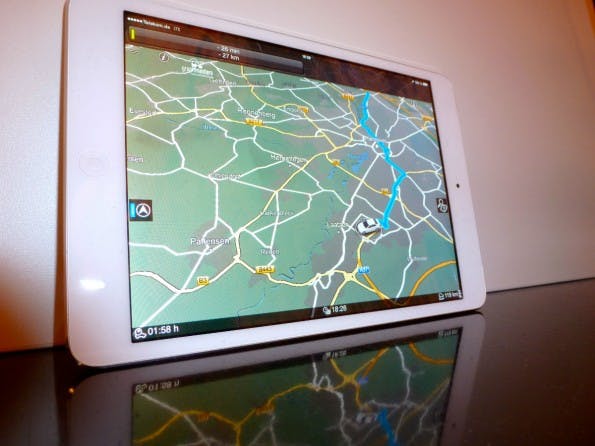 So sieht der Prototyp des Navigationssystems von Graphmasters und Bosch aus. (Foto: t3n)