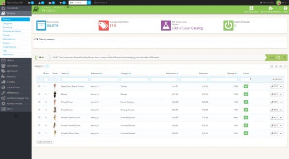 (Screenshot: Prestashop)