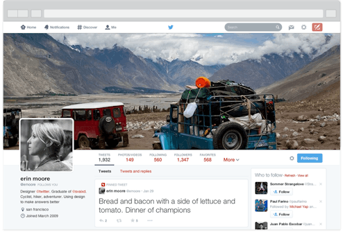 Twitter: Neue Profile ab jetzt auch für bestehende Nutzer verfügbar