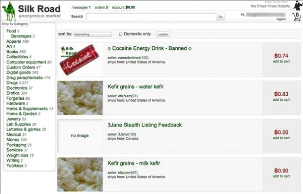 DarkMarket könnte die Nachfolge von Silk Road antreten. (Screenshot: Wikimedia Commons)