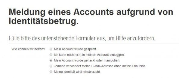 Bei den meisten Social-Media-Diensten gibt es Unterstützung, wenn euer Account gehackt wurde. (Screenshot: Twitter)