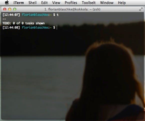 Ein simples „t“ in der Konsole spuckt euch eure Tasks aus. (Screenshot: t3n)