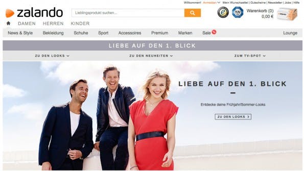 Zalando gerät in die Kritik aufgrund der Arbeitsbedingungen im Logistik-Zentrum Erfurt.(Screenshot: Zalando)