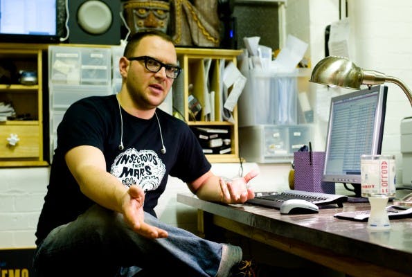 Cory Doctorow ist Autor, Journalist, Aktivist und Blogger. #FLICKR#