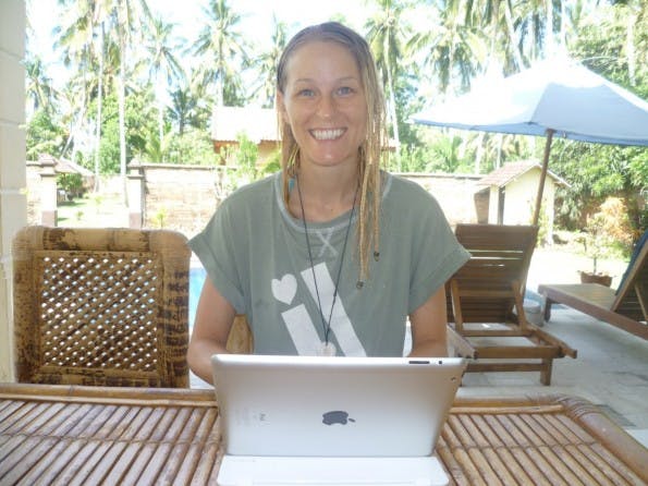 Felicia Hargarten bei der Arbeit. (Bild: Marcus Meurer)