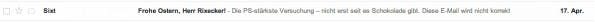 E-Mail-Marketing: Auf den Namen des Empfängers könnt ihr getrost verzichten. (Screenshot: Google Mail)