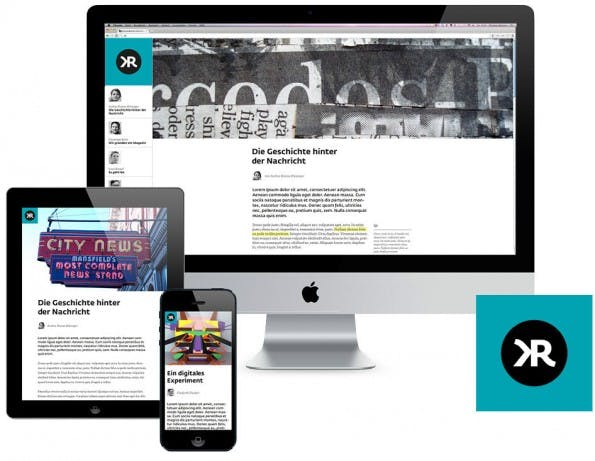 So soll es aussehen, das Online-Magazin der Macher um Krautreporter. 900.000 Euro sind für die Umsetzung notwendig. (Screenshot: t3n)