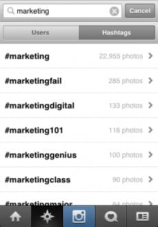 (Screenshot: Instagram-App von meinem iPhone)