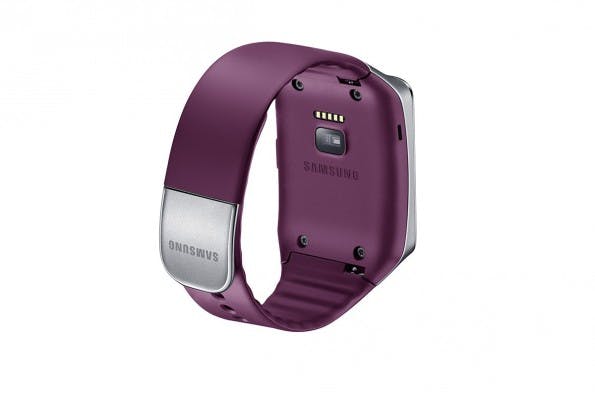 Auf der Rückseite verfügt die Samung Gear Live über einen optischen Pulsmesser – wie im Galaxy S5. (Quelle: Samsung)