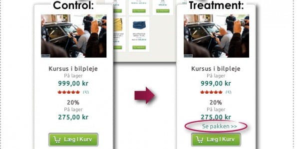 Vorher/Nachher: Ein kleiner Hinweis kann einen merklichen Einfluss auf die Conversion-Rate haben. (Grafik: ContentVerse)