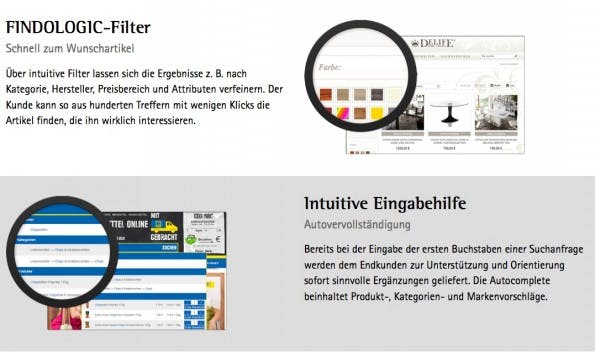(Screenshot: Findologic)