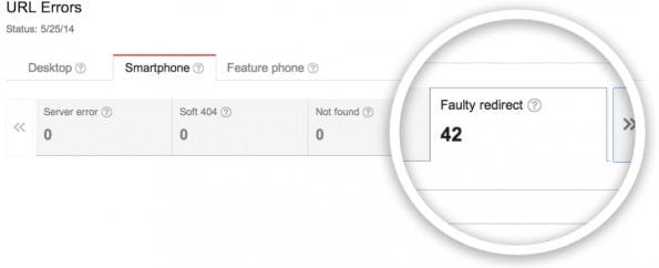 Google hilft: In den Webmaster-Tools sind fehlerhafte Smartphone-Weiterleitungen zu sehen. (Screenshot: Google)