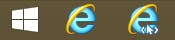 Der Internet Explorer in der Developer-Channel-Edition ist am veränderten Icon zu erkennen und kann parallel zu einer Stable-Version installiert werden. (Quelle: Microsoft)