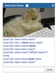 Meow?" (Screenshot: t3n)