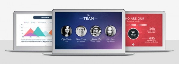 Die Template-Schmiede Improve Presentation stellt eine umfangreiche Auswahl an vorgefertigten Pitchdecks zur Verfügung. (Screenshot: t3n)