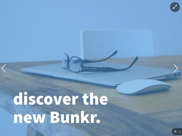 Bunkr beinhaltet ein Bookmarklet zum Sammeln von Inhalten für die eigenen Präsentationen. (Bild: Bunkr)