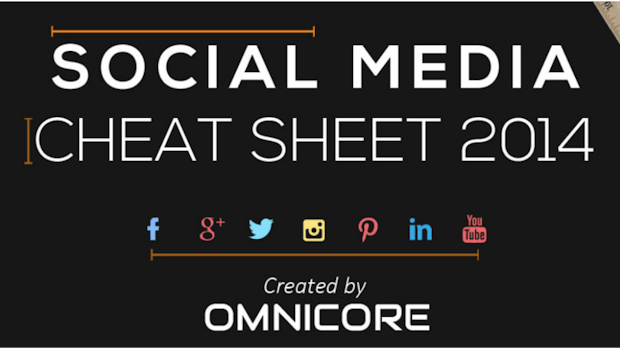 Alles auf einen Blick: Das Social-Media-Cheat-Sheet 2014
