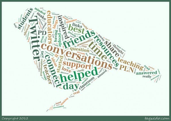 Mit einer Word-Cloud könnt ihr Texte auf einfache Art und Weise visuell aufbereiten. (Grafik: Denise Krebs / tagxedo)