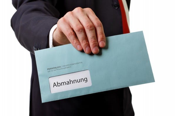 abmahnung
