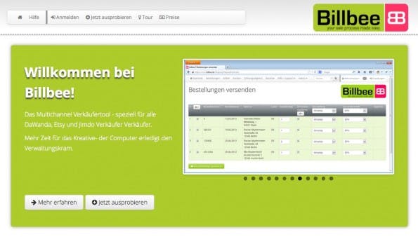 (Screenshot: Billbee)