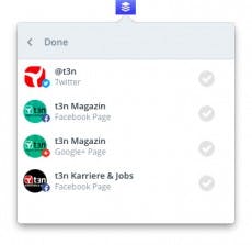 Buffer: Die OS-X-App lässt einige Funktionen vermissen. (Screenshot: t3n)