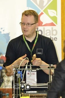 Christian Caroli auf der Developer Week. (Foto: Developer Week)