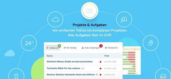 Viele Funktionen von Bitrix24 gehen weit über das bloße Projektmanagement hinaus. (Bild: Bitrix24)