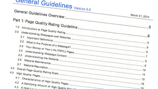10 Faktoren der „Quality Rater Guidelines“: So bewertet Google deine Website