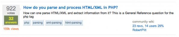 Eine beliebte Frage auf Stack Overflow mit rund 160.000 Aufrufen. (Screenshot: stackoverflow.com)