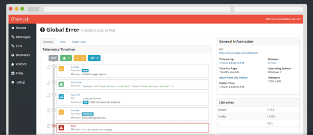Track.js: So macht Debugging fast schon Spaß