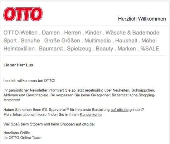 Otto. (Quelle: Online Marketing Rockstars)