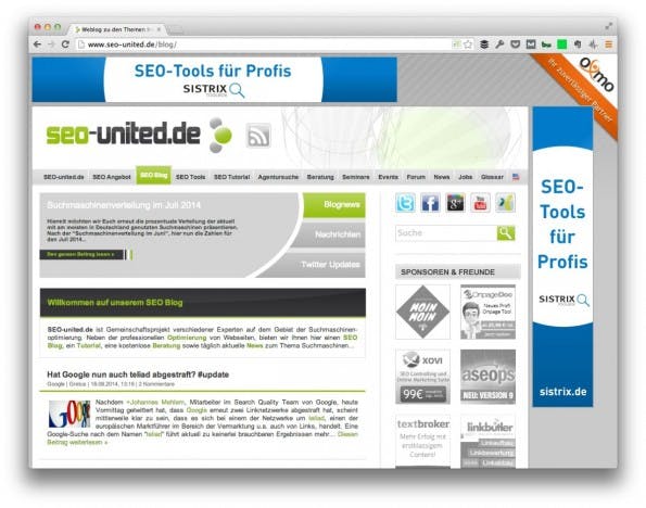 (Screenshot: SEO-United.de)