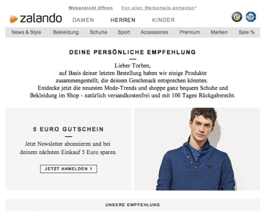 Zalando. (Quelle: Online Marketing Rockstars)