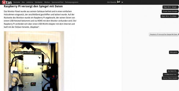 Mit dieser Chrome-Erweiterung navigiert ihr schnell durch lange Artikel. (Screenshot: t3n)