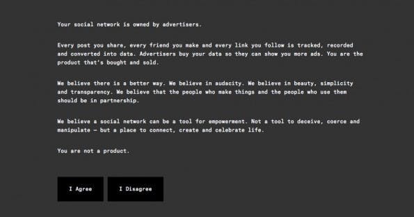 Das Ello-Manifest. (Screenshot: Ello)