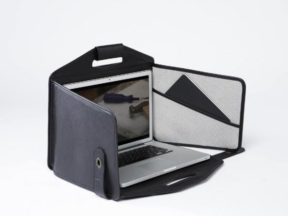 Aus Tasche wird Workstation. (Foto: La Fonction)