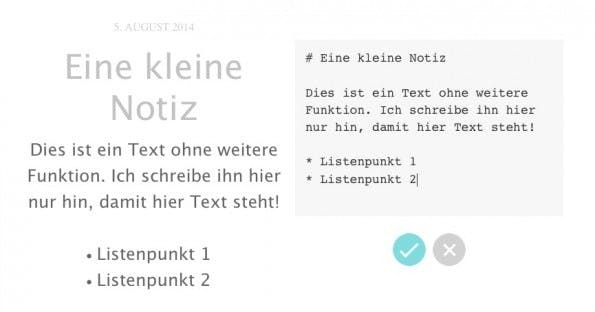 So sieht die Bearbeitenfunktion in Nemex aus – mit Live-Vorschau. (Screenshot: Eigene Nemex-Installation)