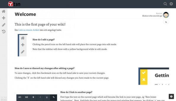 SlimWiki ein ist einfaches und übersichtliches Wiki. (Screenshot: SlimWiki)