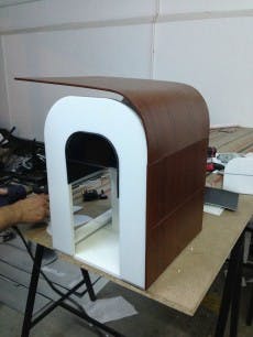 Der ursprünglich präsentierte Sieger-Entwurf der Kaffeemaschine scheiterte an technischen Hürden. (Foto: Bonaverde)