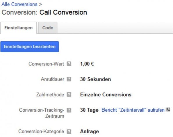 Google AdWords: So funktionieren die Call-Conversions. (Quelle: Sumago)