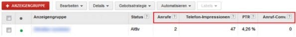 Google AdWords: So funktionieren die Call-Conversions. (Quelle: Sumago)