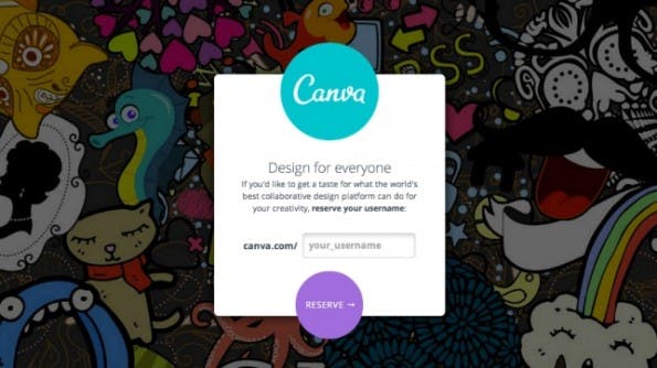 Mit Canva können Gründer einfach schnell bild- und farbgewaltige Pitchdecks erstellen. Großes Fotoarchiv inklusive. (Screenshot: TechCrunch)